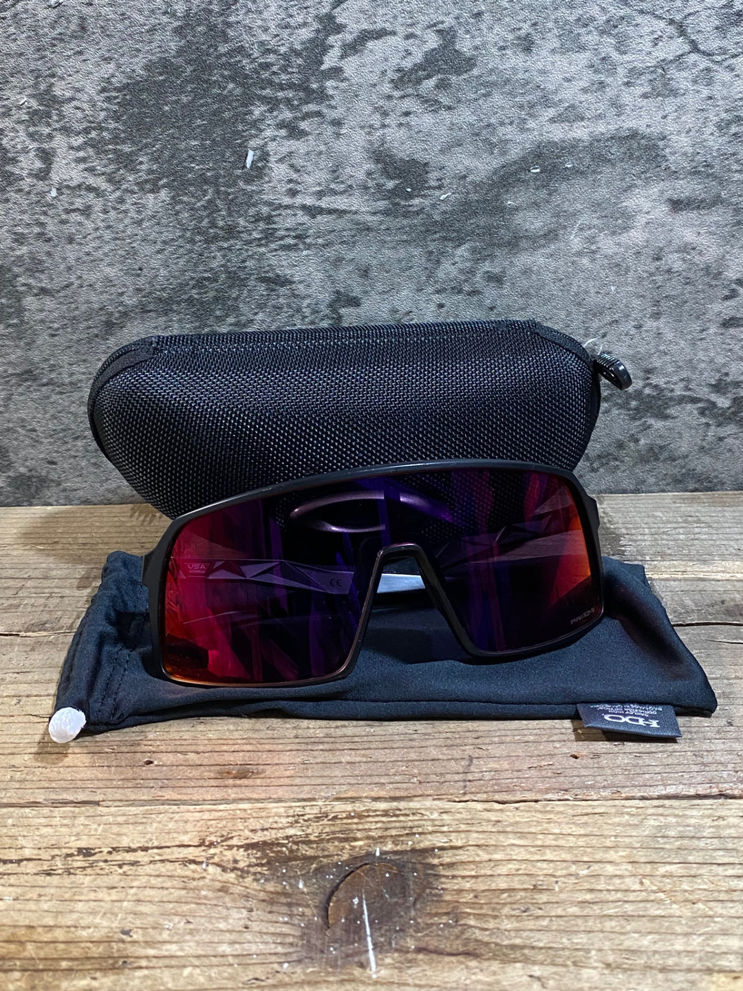 KA194 オークリー OAKLEY スートロ SUTRO サングラス アイウェア 黒 PRIZM ※レンズスレ