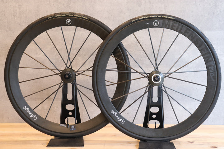 【訳あり】 ライトウエイト LIGHTWEIGHT マイレンシュタイン MEILENSTEIN EVO カーボン チューブレス ホイールセット シマノ11S/12S 【さいたま浦和店】