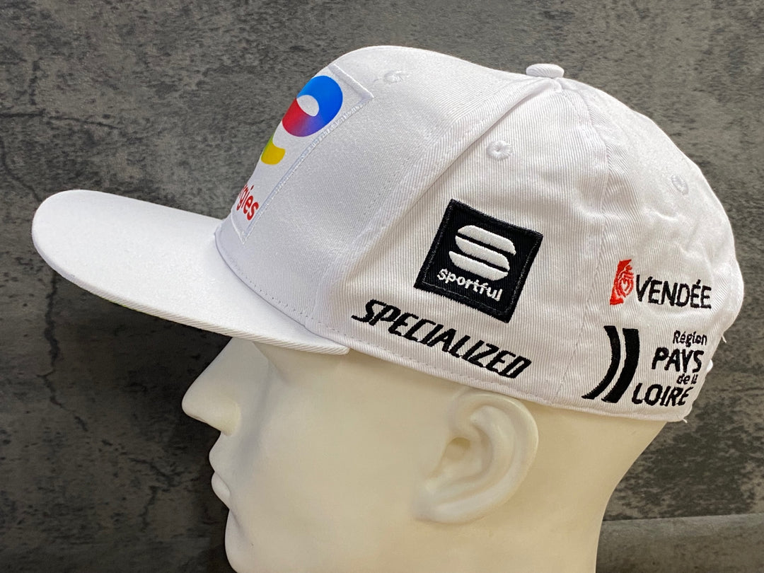 JX863 スポーツフル sportful キャップ 白 TOTAL ENERGIES TEAM CAP