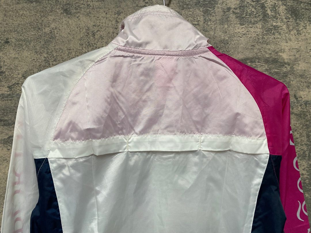 JT498 ルコックスポルティフ le coq sportif 長袖 ウインドブレイカー 白 ピンク M