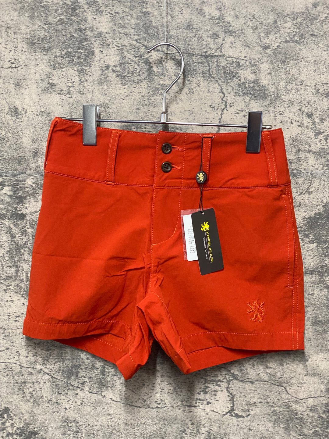 JO898 カペルミュール KAPELMUUR ストレッチショートパンツ オレンジ 34