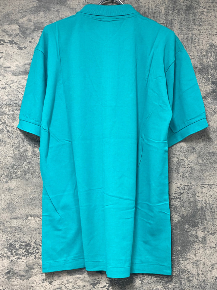 KJ053 G.G CICLI MONTI BAGGIO ポロシャツ ターコイズ XL