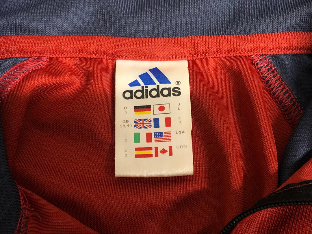 KL251 アディダス adidas 半袖 サイクルジャージ バーガンディ グレー L ハーフジップ