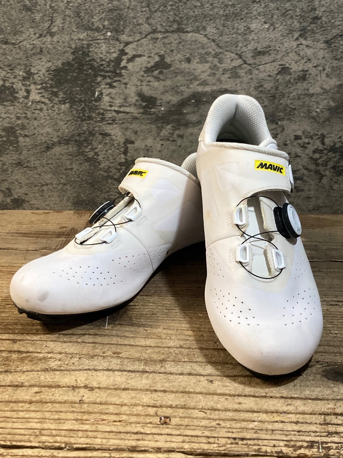 KC476 マヴィック MAVIC COSMIC PRO ビンディングシューズ 白 EU41 1/3