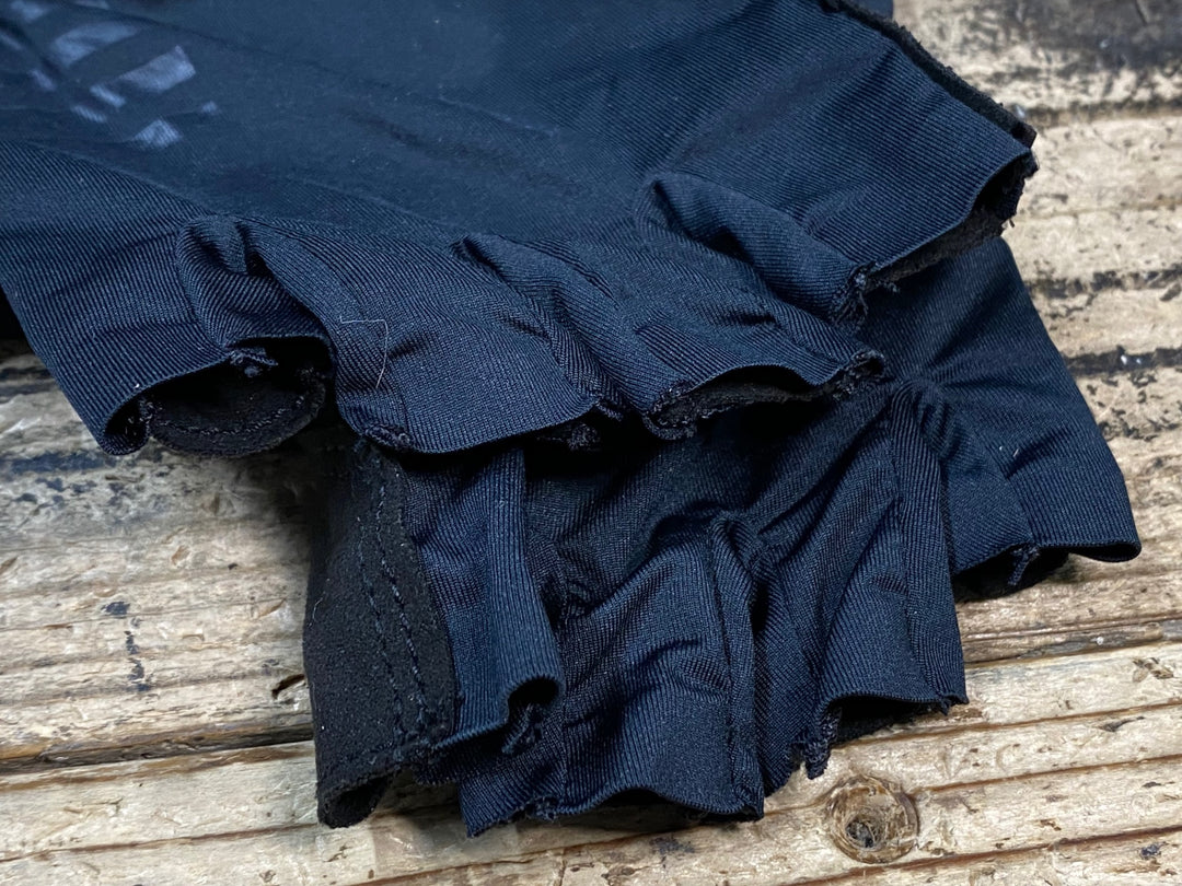 JU409 ラファ Rapha PRO TEAM MITTS 指切り グローブ 紺 黒 M