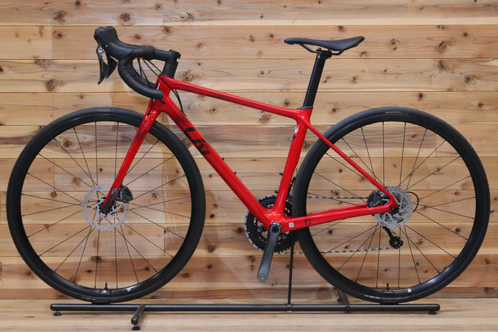認定中古車 ジャイアント GIANT リヴ LIV ランマ LANGMA ADVANCED 3 DISC QOM 2023 XSサイズ ティアグラ 4720 10S カーボン ロードバイク 【広島店】