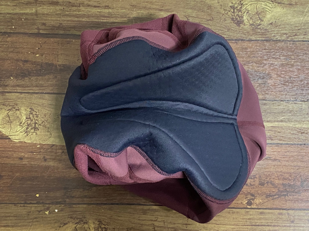JD991 ラファ Rapha PRO TEAM WINTER BIB SHORTS ビブショーツ 赤 M 裏起毛