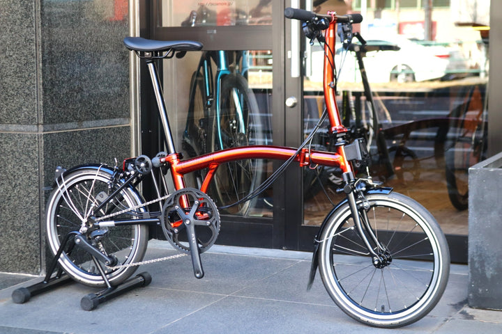 ブロンプトン BROMPTON P LINE EXPLORE LOW 12S 2024モデル フレイムラッカー ミニベロ 折り畳み 小径車 【東京南麻布店】