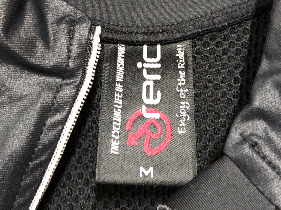 KD423 レリック RERIC 長袖 サイクルジャージ 黒 M