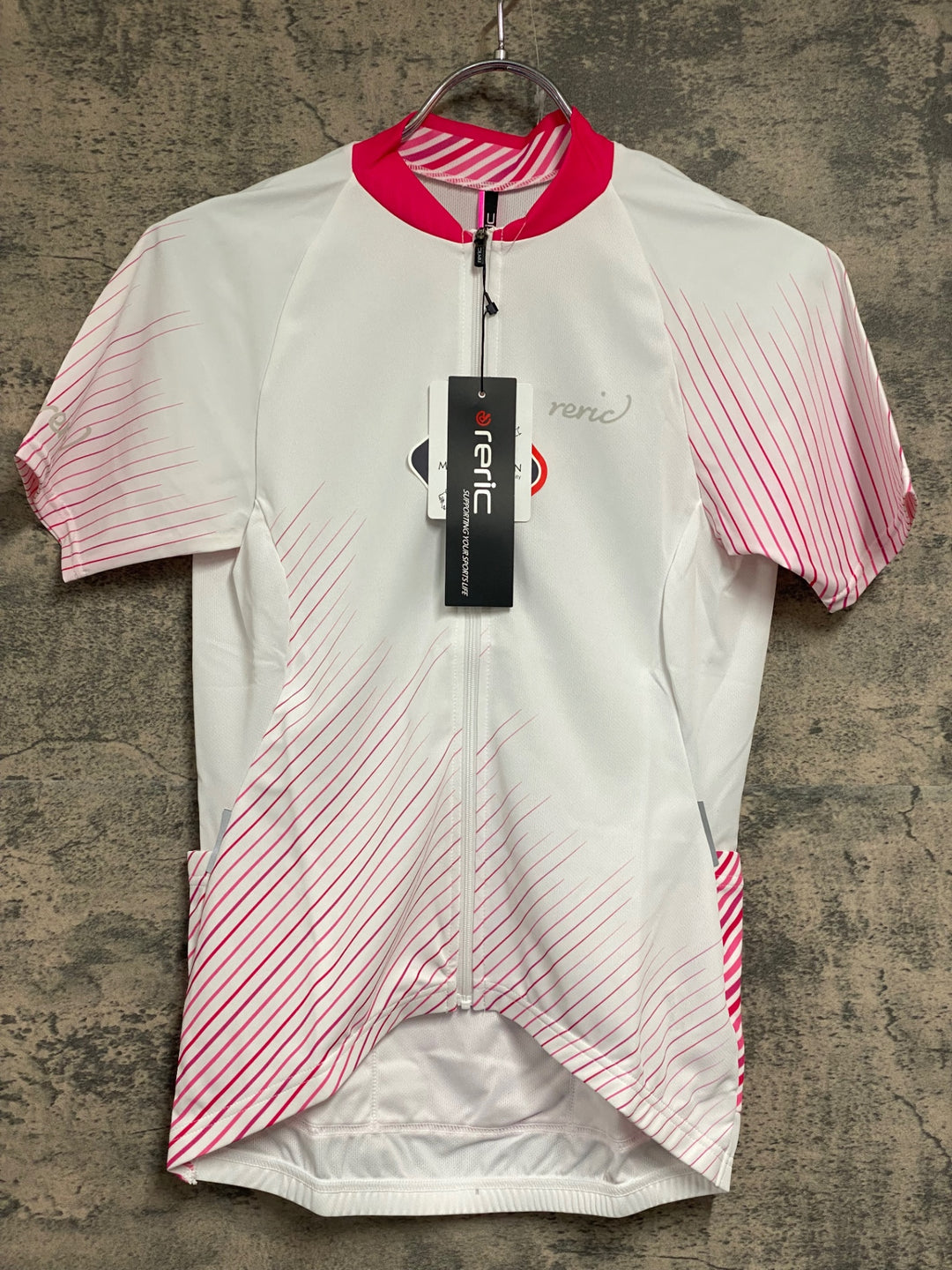 JW006 レリック reric Women's Himalia SS Jersey 半袖サイクルジャージ M 白 レディース