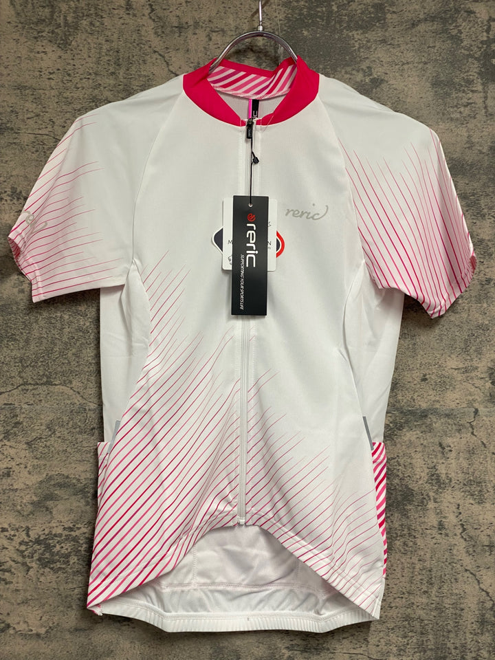 JW006 レリック reric Women's Himalia SS Jersey 半袖サイクルジャージ M 白 レディース