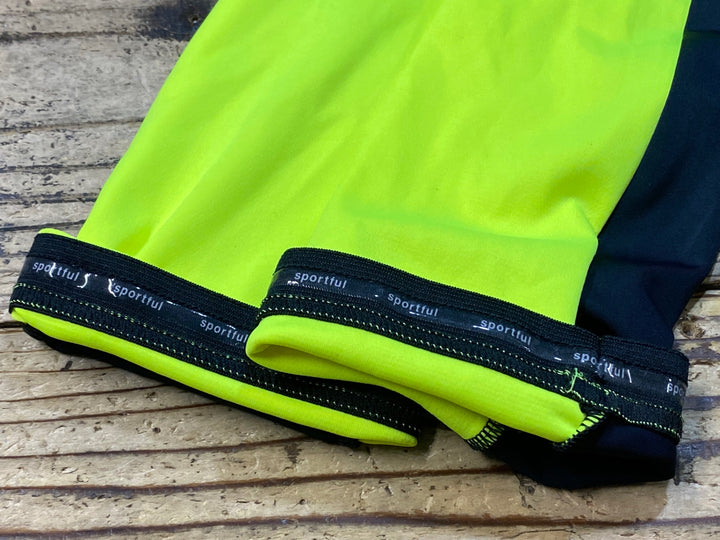 KJ863 スポーツフル sportful 裏起毛 アームウォーマー 黄 L