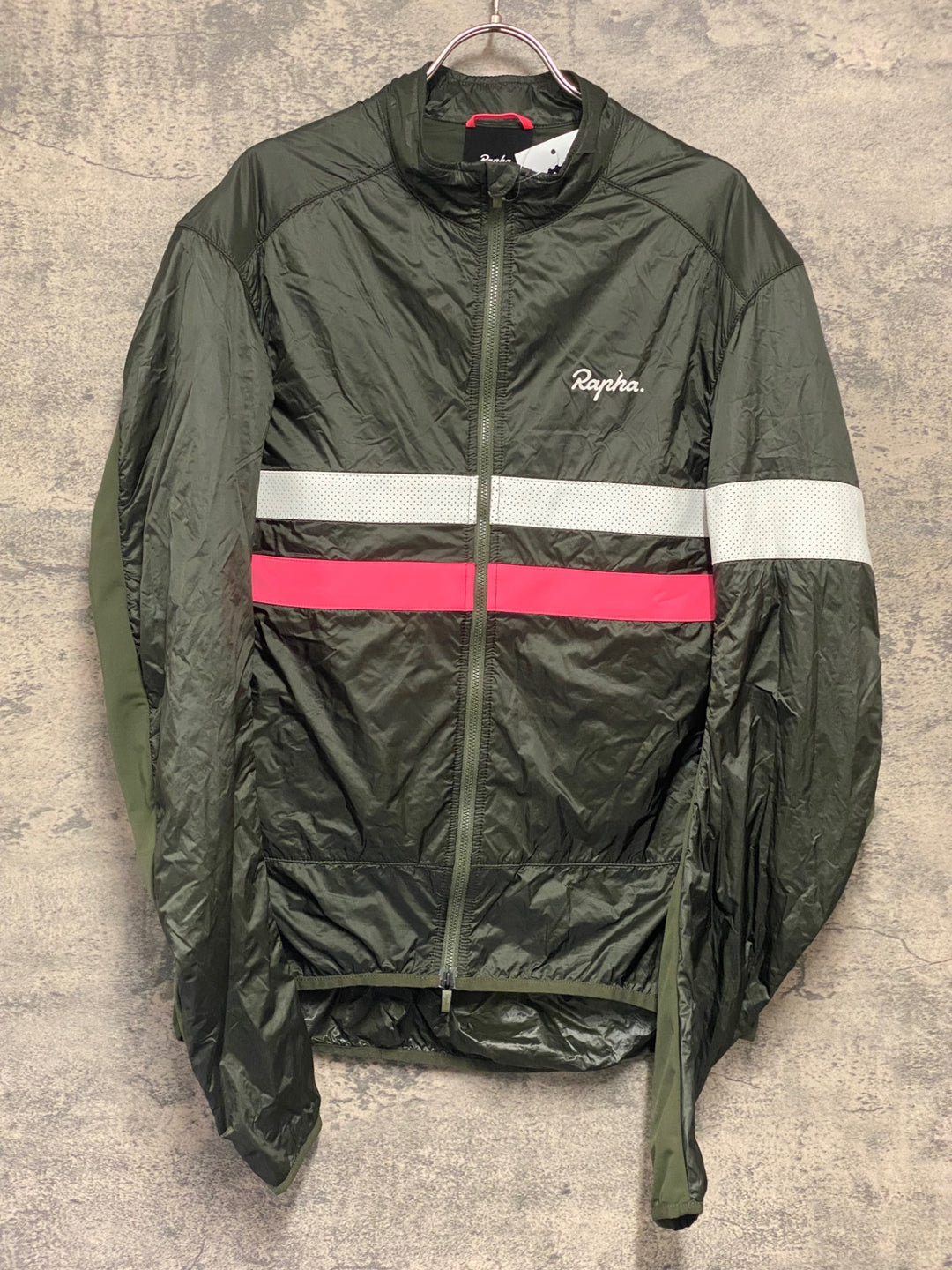 JZ867 ラファ Rapha BREVET INSULATED JACKET 長袖 サイクルジャケット オリーブ XL