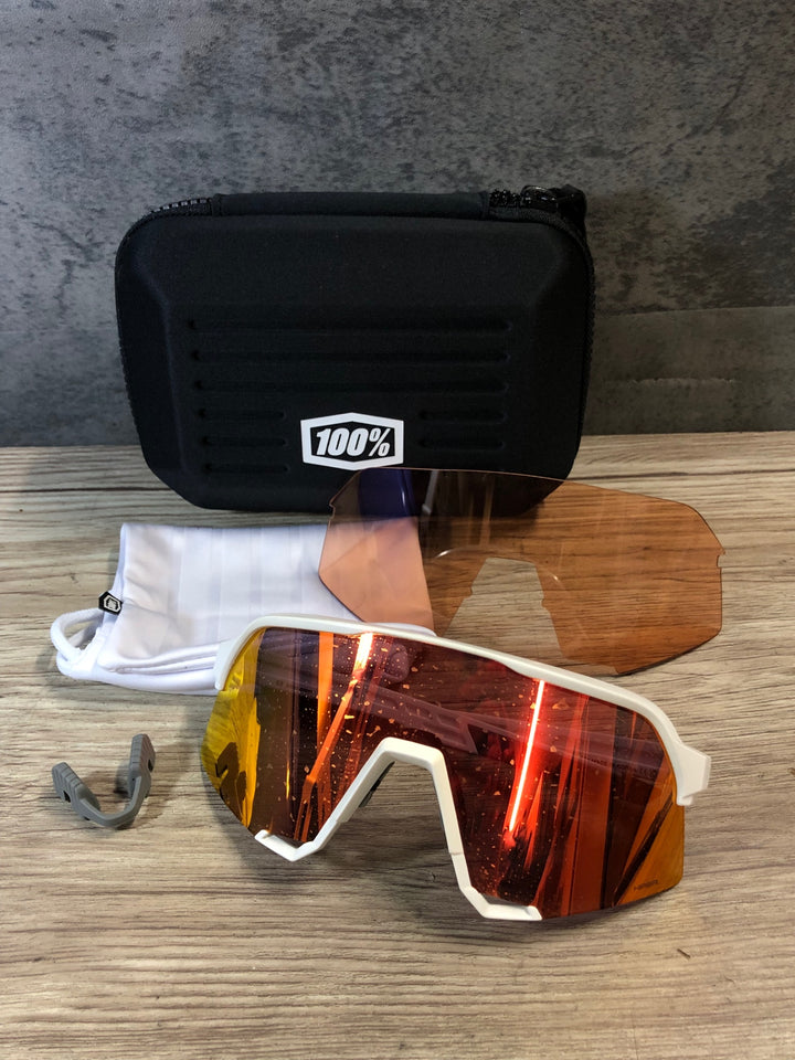 JR939 100％ S3 サングラス アイウェア 白 HiPER