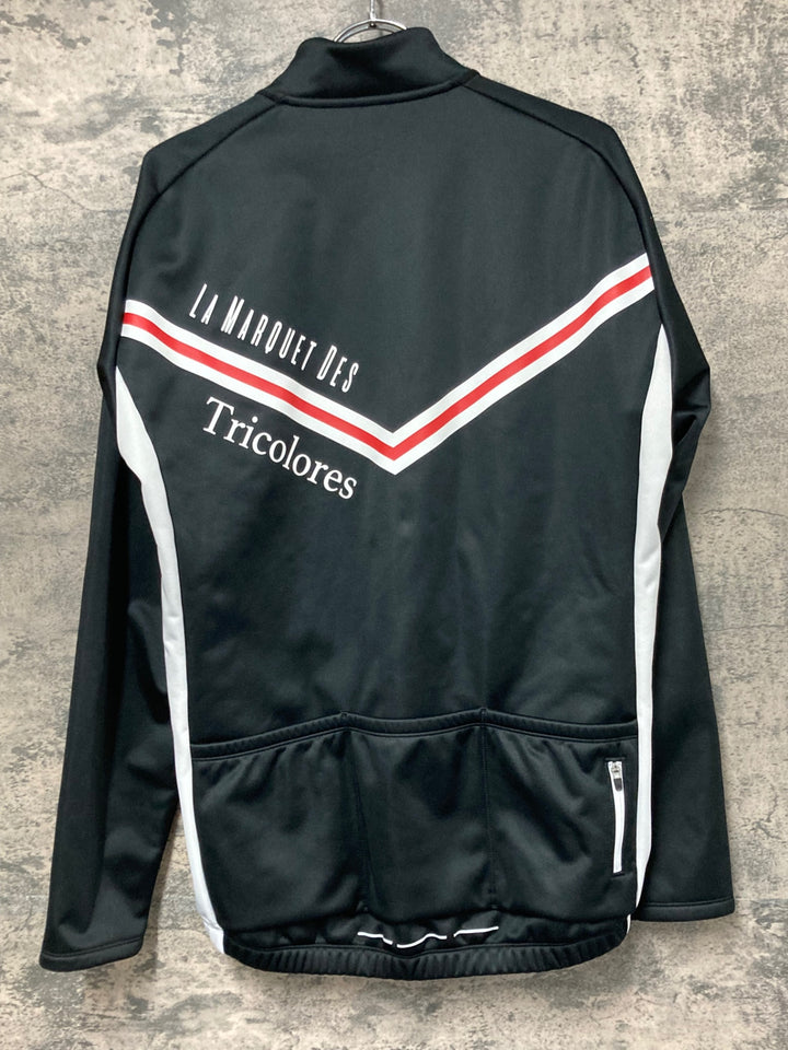 JU246 ルコックスポルティフ le coq sportif 裏起毛 サイクルジャケット 黒 L 裏起毛