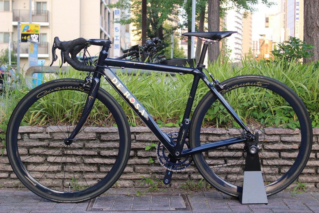 50周年モデル デローザ DE ROSA チンクワンタ CINQUANTA 2004 カンパニョーロ レコード 10S カーボン ロードバイク 【名古屋店】