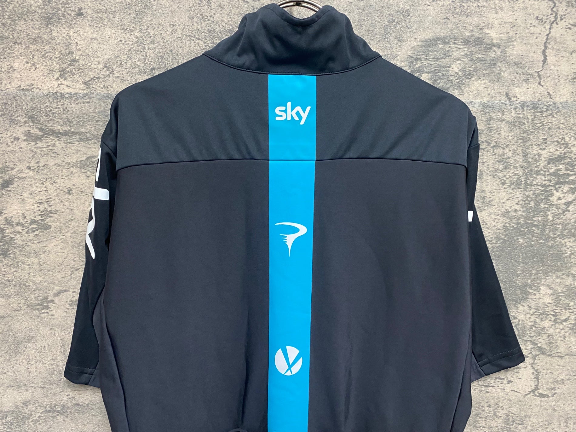 KH265 カステリ CASTELLI 半袖 サイクルジャージ 黒 XXL TEAM SKY 防風