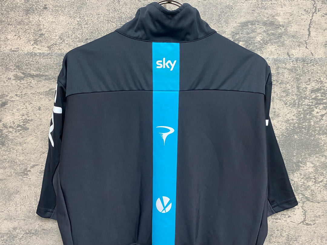 KH265 カステリ CASTELLI 半袖 サイクルジャージ 黒 XXL TEAM SKY 防風