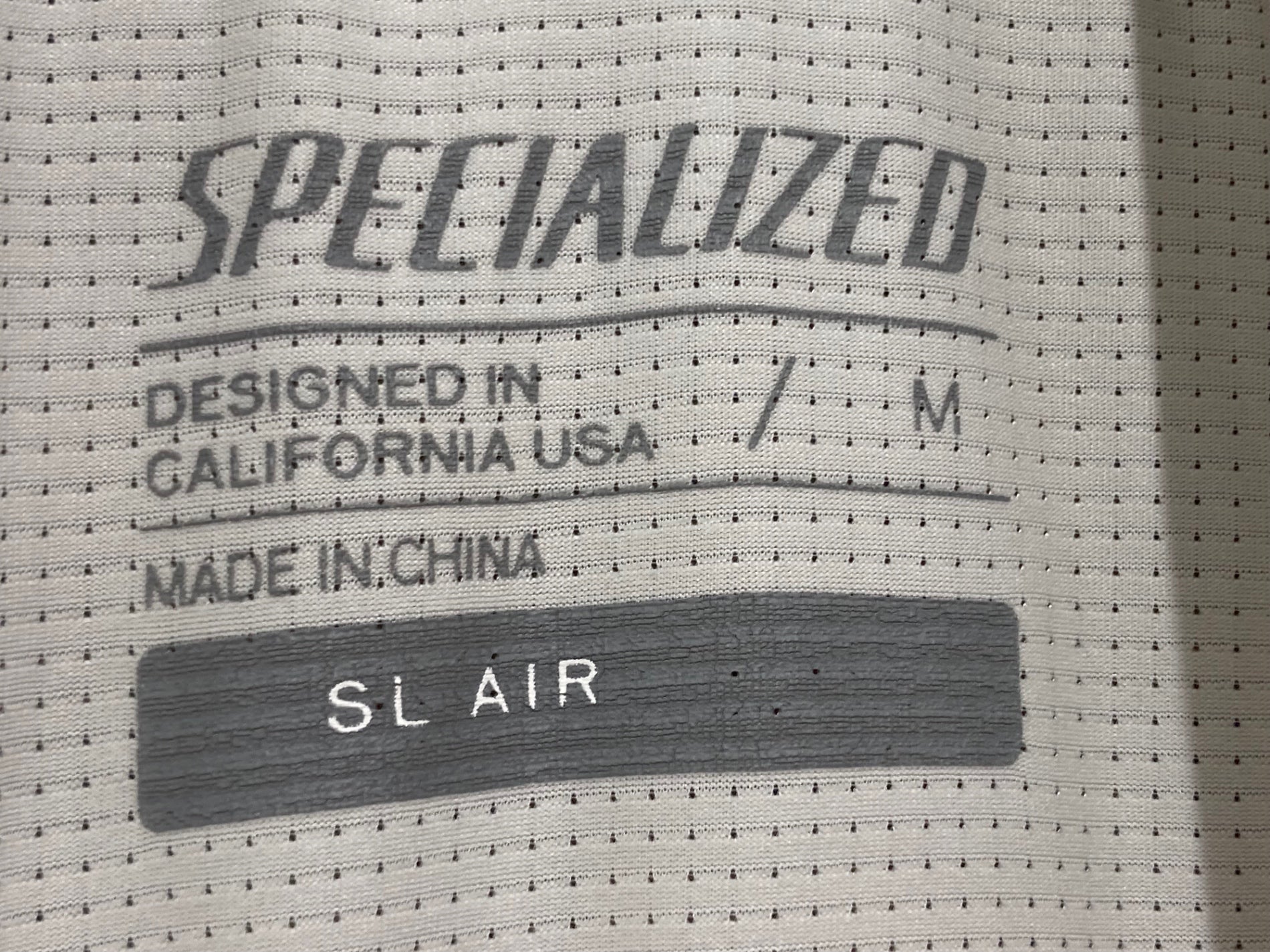 KJ772 スペシャライズド SPECIALIZED 半袖 サイクルジャージ 白 グレー