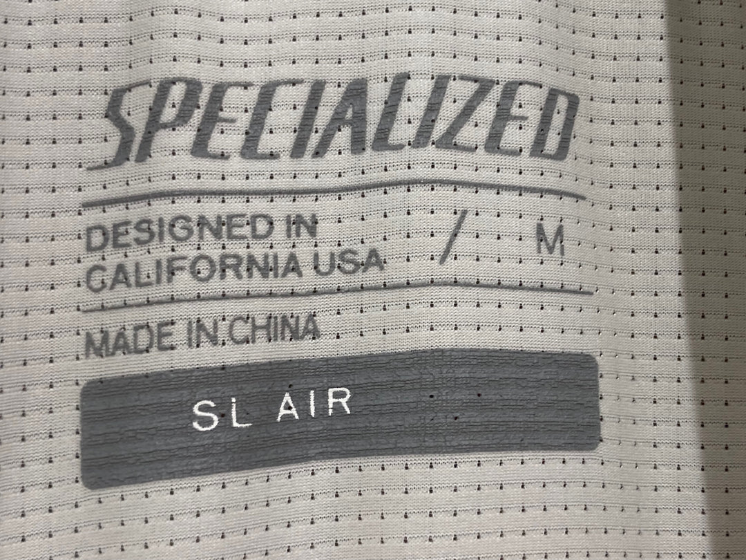 KJ772 スペシャライズド SPECIALIZED 半袖 サイクルジャージ 白 グレー M