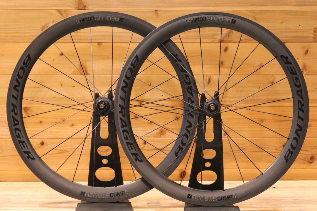 ボントレガー BONTRAGER アイオロス コンプ AEOLUS COMP 5 TLR DISC シマノ 11S/12S アルミ/カーボン チューブレスレディ ロードバイク ホイールセット 【広島店】