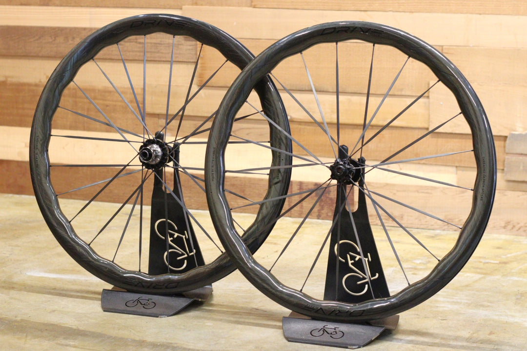 エリートホイールズ ELITE WHEELS ドライブ ヘリックス DRIVE HELIX 46D CS カーボン チューブレスレディ ホイールセット シマノ 12/11S 【立川店】