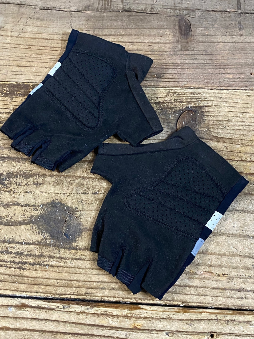 KH475 ラファ RAPHA BREVET MITTS 指抜き グローブ S 黒紺
