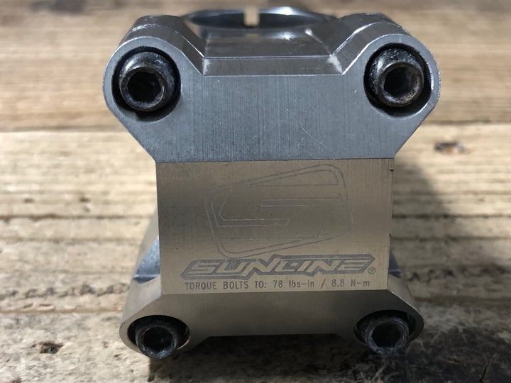 KC621 サンライン SUNLINE V-ONE アルミ ステム シルバー Φ31.8 OS 60mm