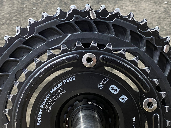 JX688 マージーン Magene PES P505 M11L BASE パワーメーター クランクセット 12S 170mmFC-R7100 チェーンリング 50/34T 動作確認済 ※充電ケーブル欠品
