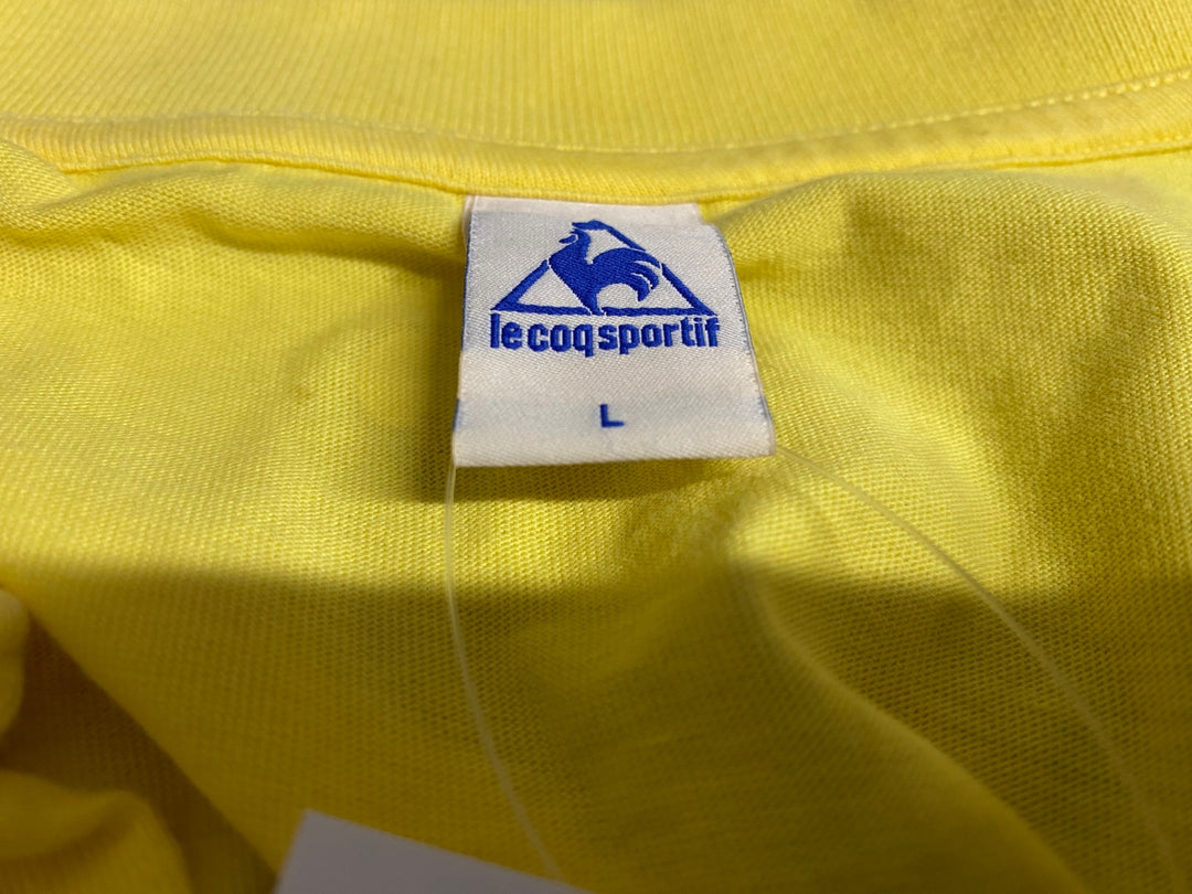 JO862 ルコックスポルティフ le coq sportif 半袖 ポロシャツ 黄 L Le Tour de France