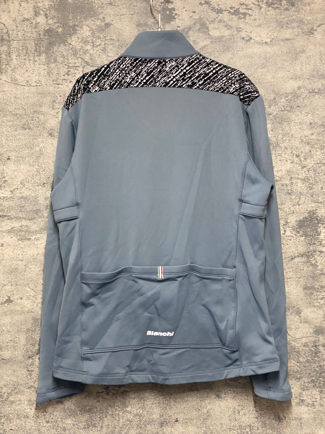 KA101 ビアンキ BIANCHI 長袖 ジャージ 黒 グレー L 裏起毛