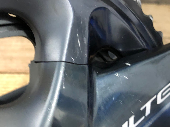 JR014 シマノ SHIMANO アルテグラ ULTEGRA FC-R8000 クランクセット 170mm 52/36T 11S ※ガリ傷