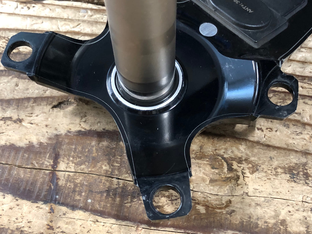 IS934 シマノ SHIMANO デュラエース DURA-ACE FC-R9100 クランクアーム 165mm 4IIII両足計測パワーメーター付属 ※右ベース部分割れのためジャンク