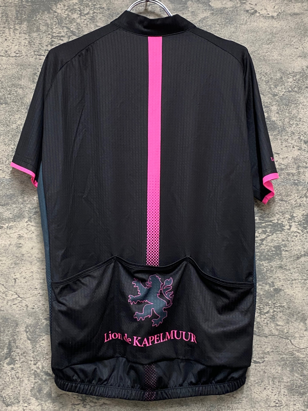 KA886 リオンドカペルミュール Lion de KAPELMUUR 半袖 サイクルジャージ WL 黒ピンク