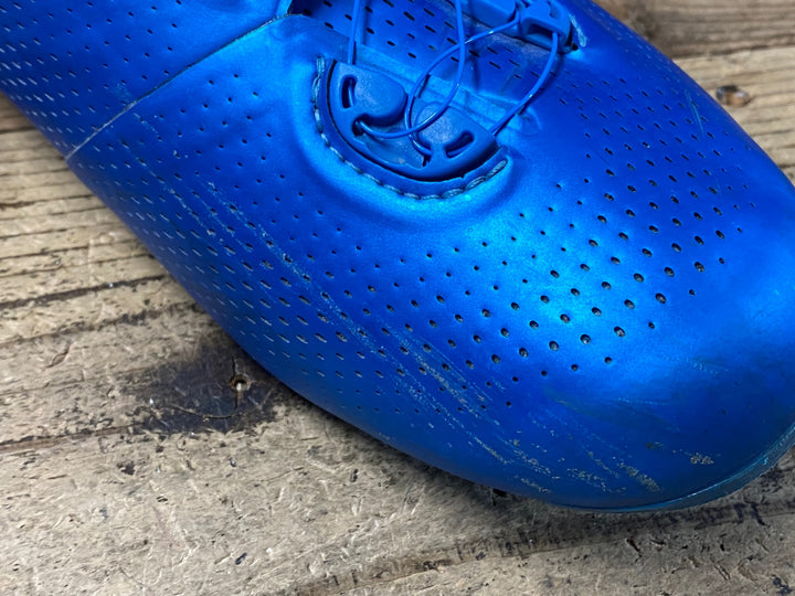KF323 シマノ SHIMANO RC9 SHRC901 ビンディングシューズ 3穴 BOA 青 EU45 ※ガリ傷