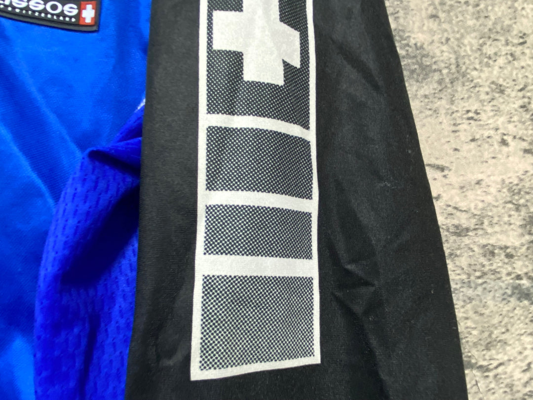 KJ056 アソス assos INTERMEDIATE 長袖 サイクルジャージ 青 L