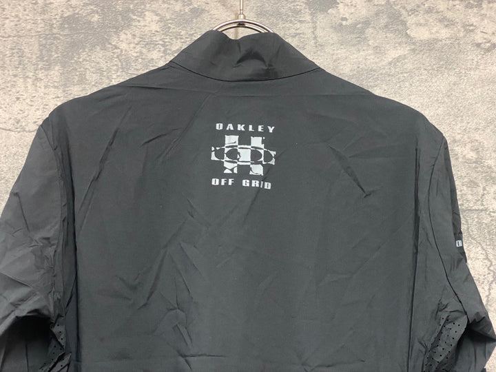 JY859 オークリー OAKLEY OFF GRID PKBLE JACKET 2.0 長袖 サイクルジャケット 黒 S