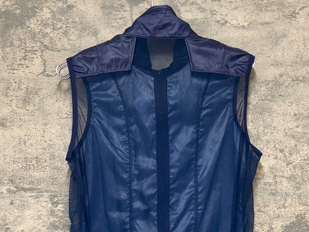 KS240 カフェドシクリステ cafe du cycliste Petra Gilet サイクルベスト ジレ 紺 S