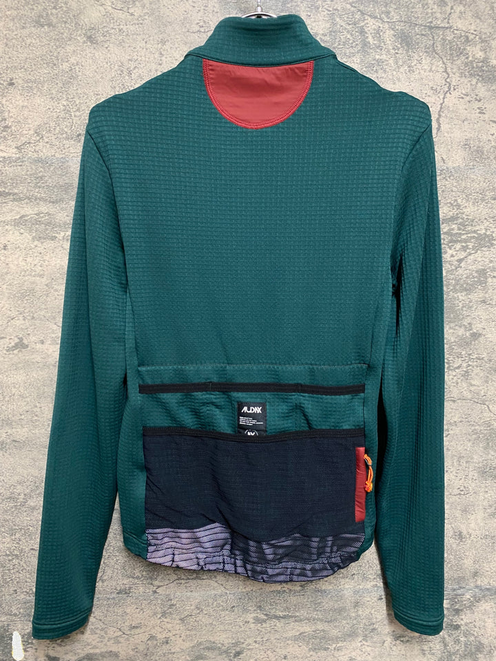 KS236 カフェドシクリステ cafe du cycliste LORENNE 長袖 サイクルジャージ 緑 S