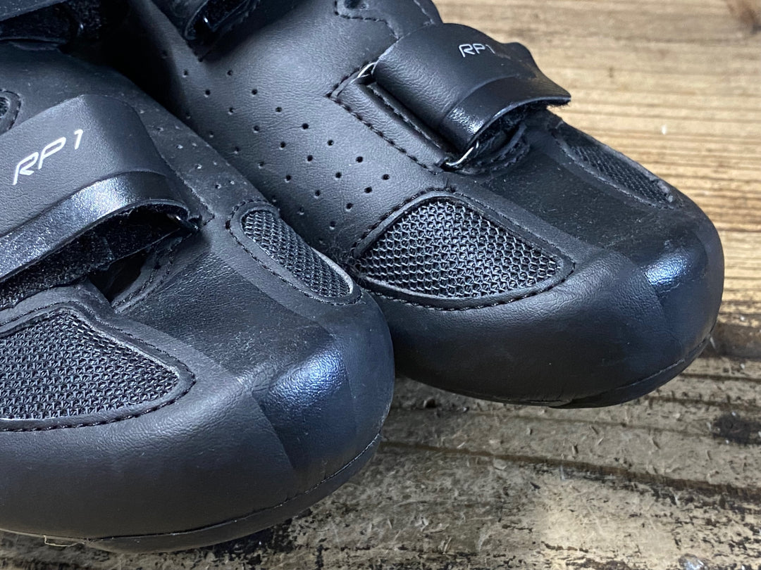 KG397 シマノ SHIMANO RP1 SH-RP100-S L ビンディングシューズ 黒 SPD 3穴 EU42 ※ペン字あり