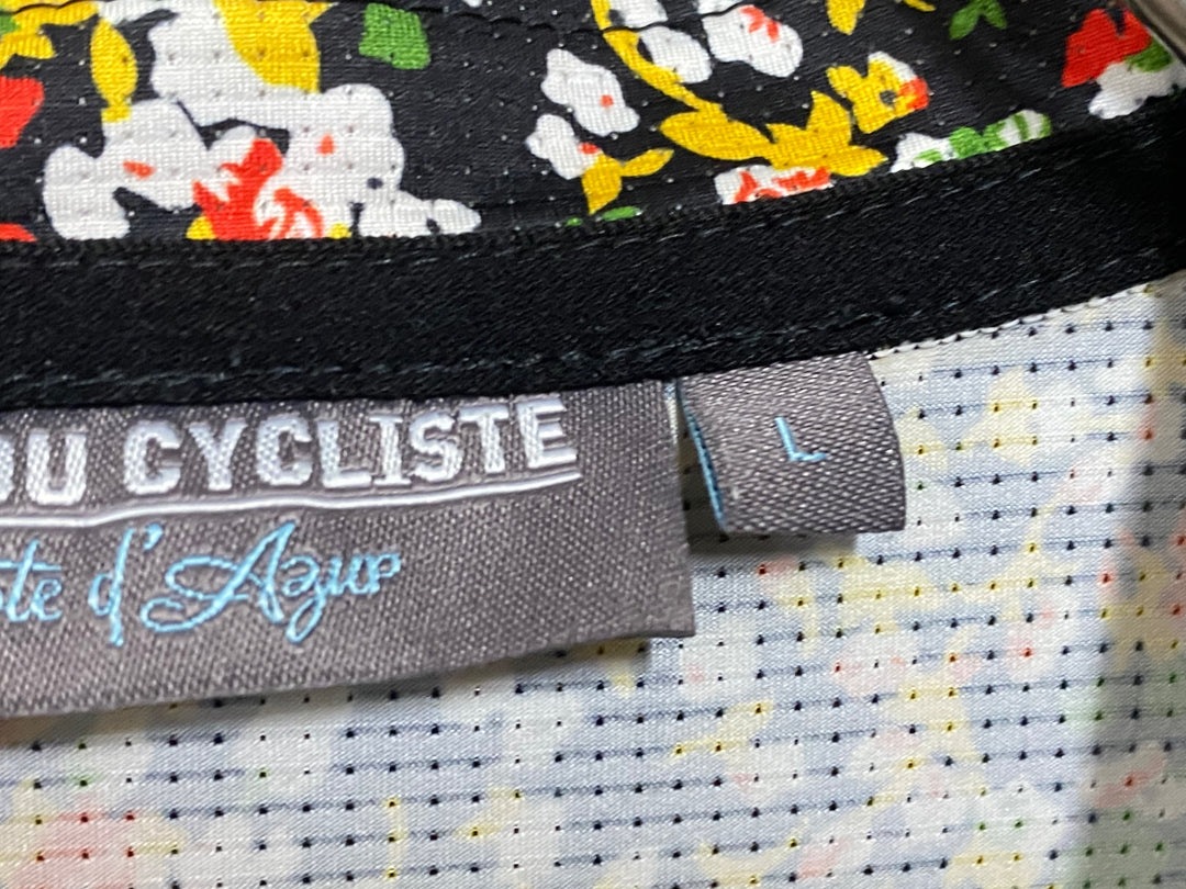 KD067 カフェドシクリステ CAFE DU CYCLISTE FLORIANE 半袖 サイクルジャージ 子花柄 L
