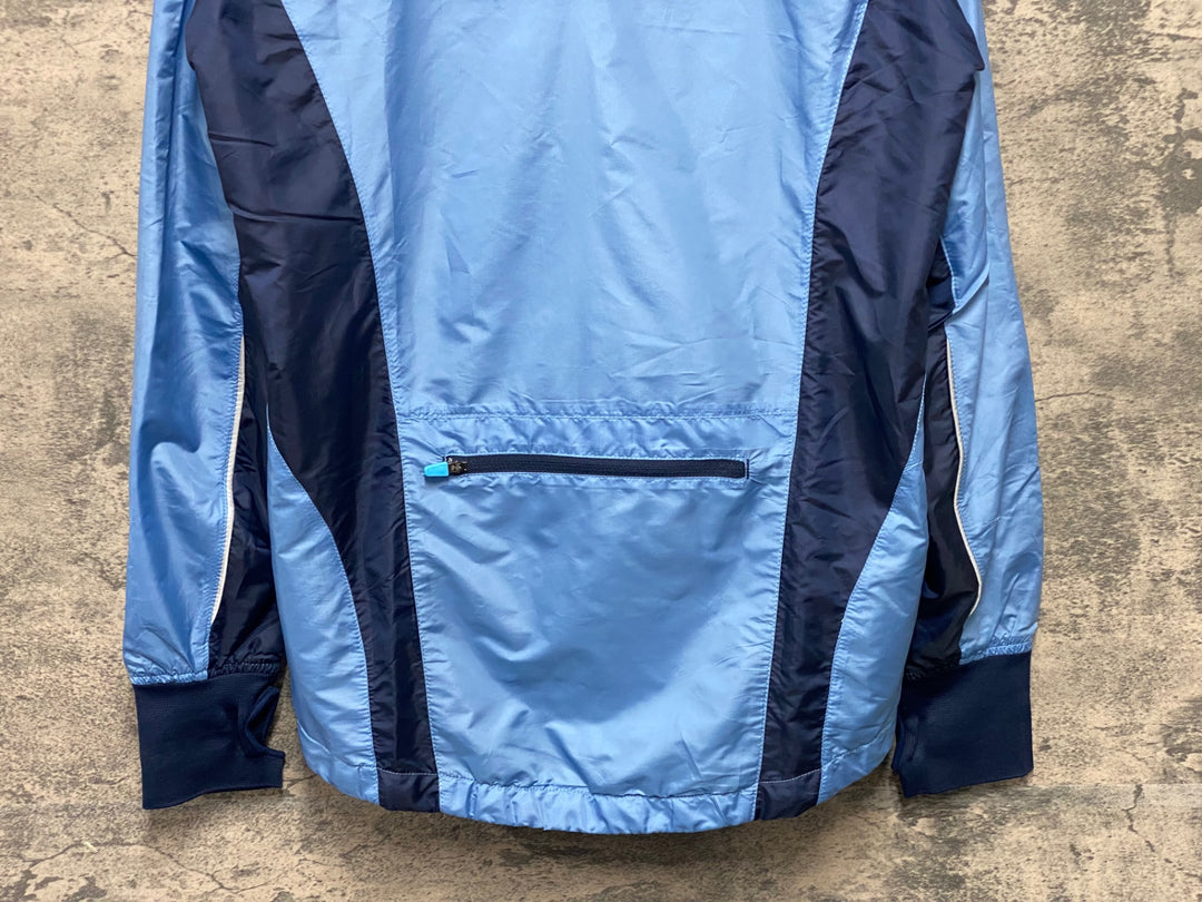 KG089 ルコックスポルティフ le coq sportif 長袖 ウインドブレーカー 青 M