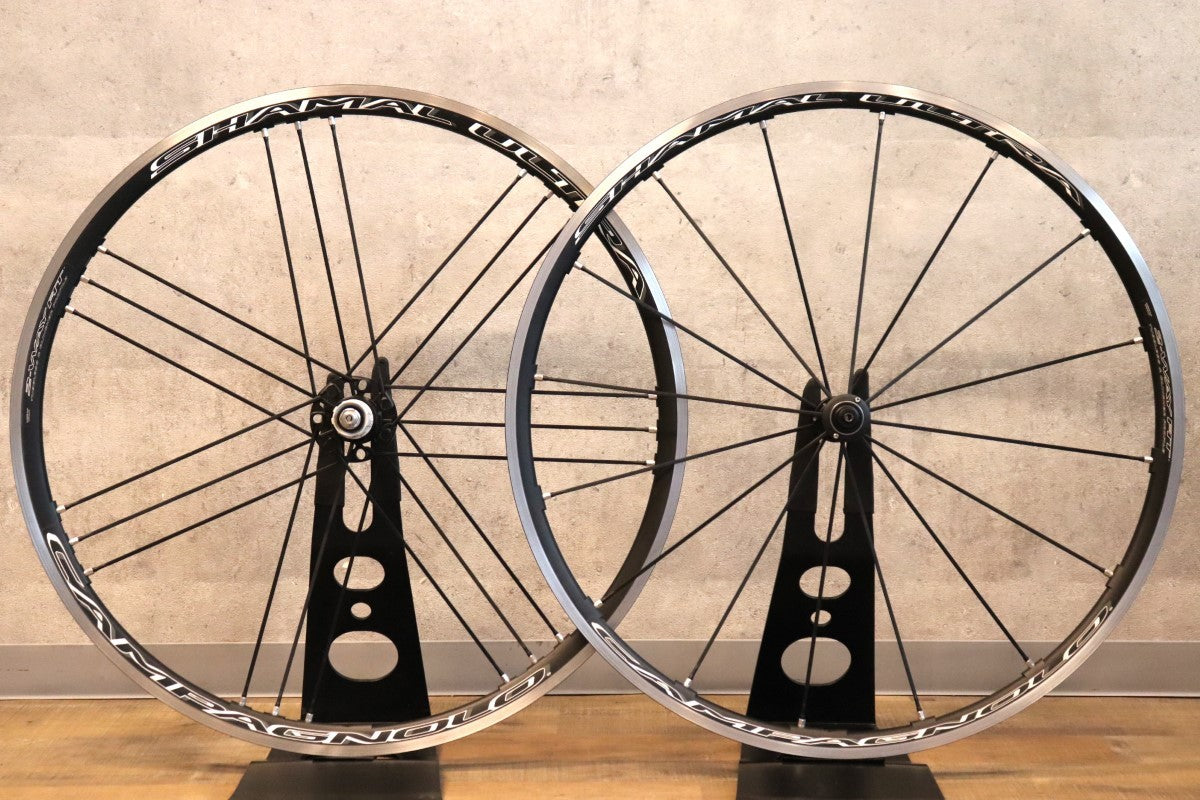 カンパニョーロ campagnolo シャマルウルトラ SHAMAL ULTRA 2-WAY FIT アルミ チューブレス ホイールセット シマノ  12/11S 【さいたま浦和店】」