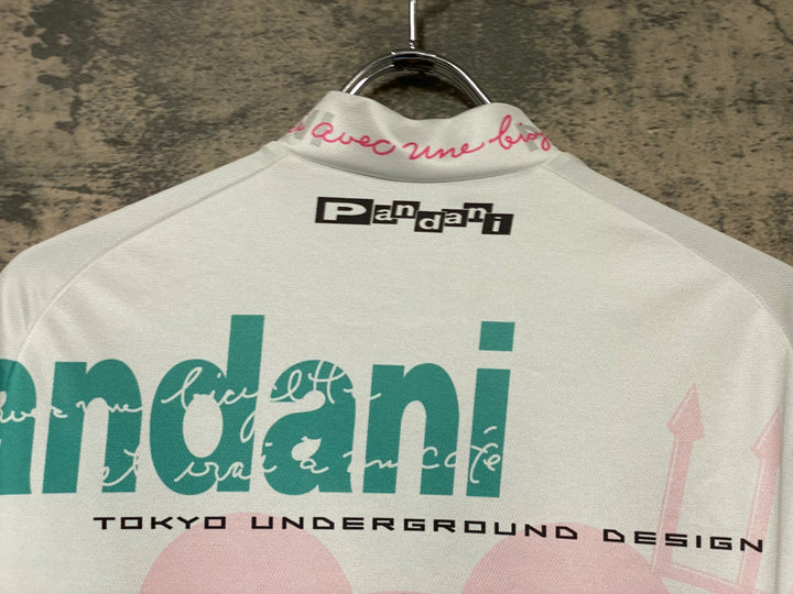 JT534 パンダーニ Pandani 長袖 サイクルジャージ 白 L