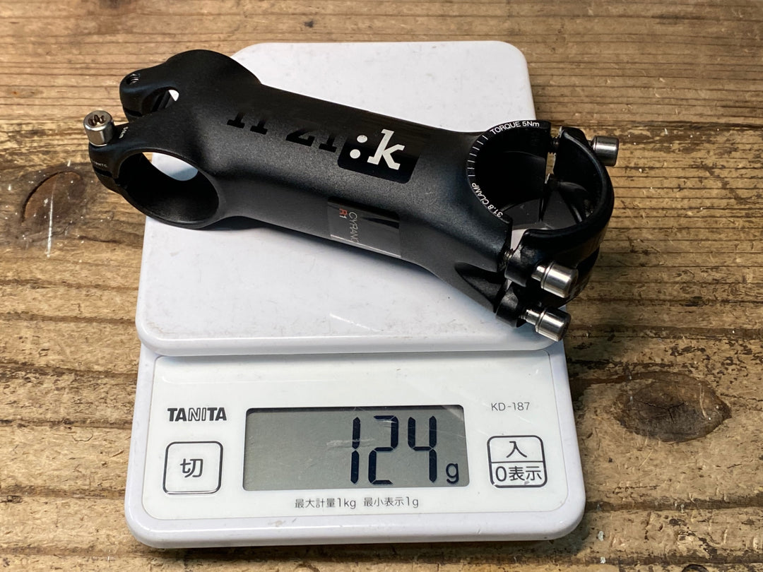 JN613 フィジーク fizik シラノ CYRANO R1 アルミステム 黒 Φ31.8 OS 7° 100mm