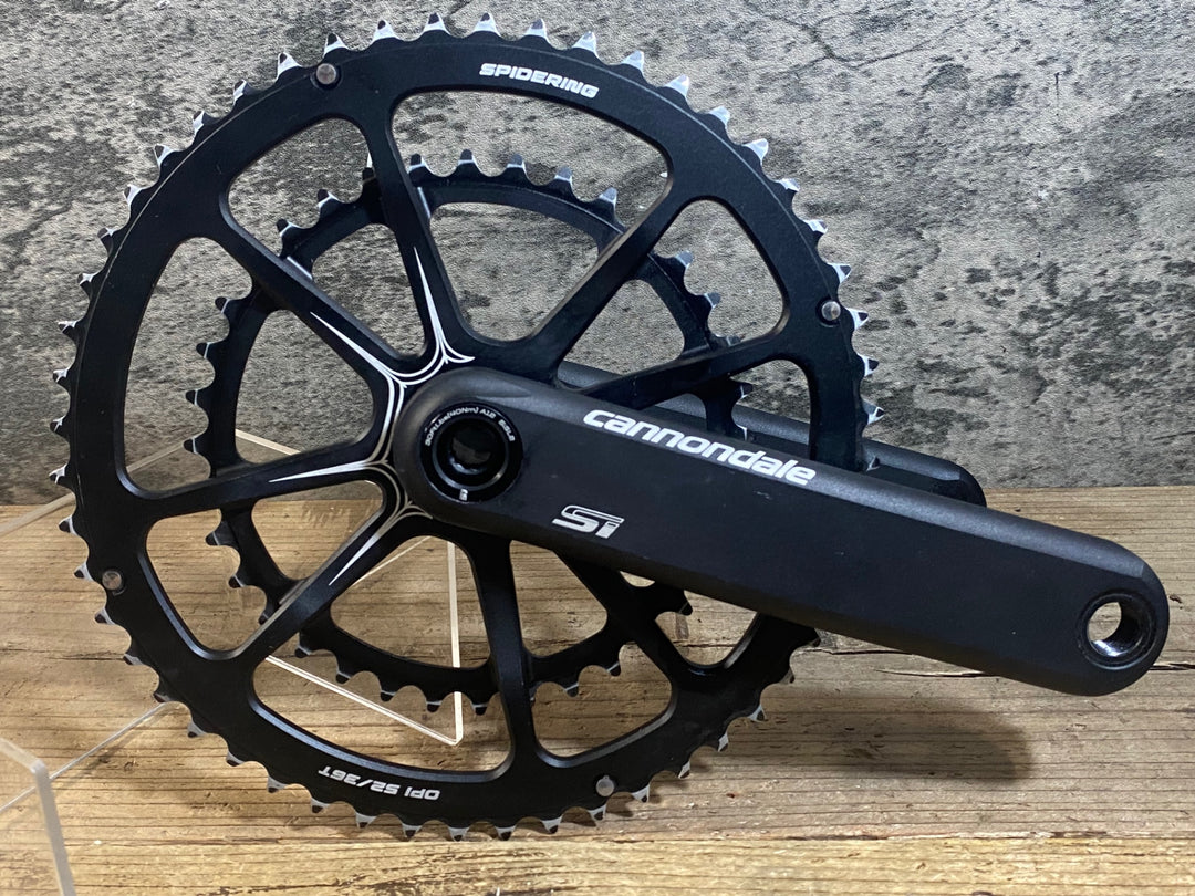 KG624 キャノンデール Cannondale ホログラム HOLLOWGRAM Si クランクセット 52/36T 165mm 11S