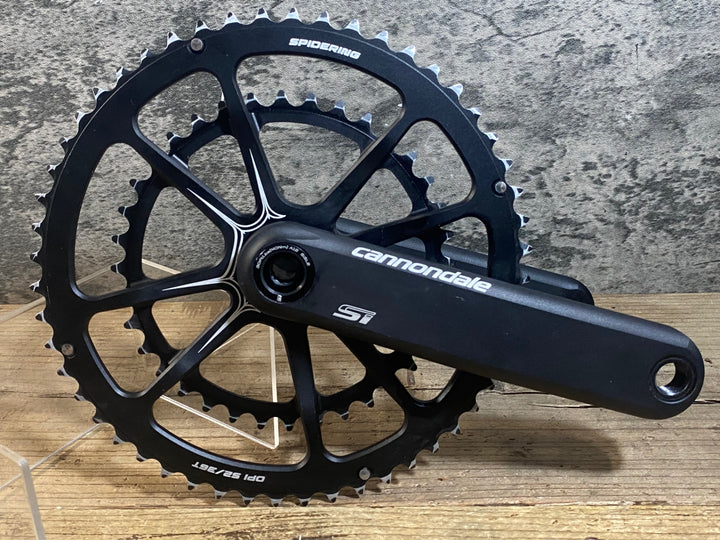 KG624 キャノンデール Cannondale ホログラム HOLLOWGRAM Si クランクセット 52/36T 165mm 11S