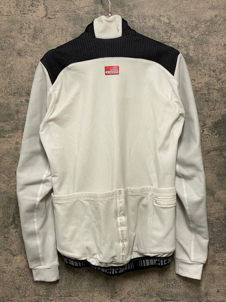 KG631 アソス assos AIRBLOCK 851 長袖 サイクルジャケット 白 M 裏起毛