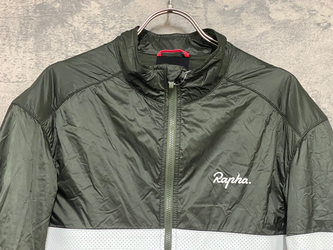 JZ867 ラファ Rapha BREVET INSULATED JACKET 長袖 サイクルジャケット オリーブ XL