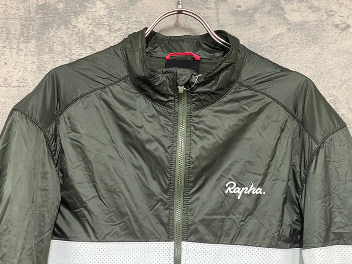 JZ867 ラファ Rapha BREVET INSULATED JACKET 長袖 サイクルジャケット オリーブ XL